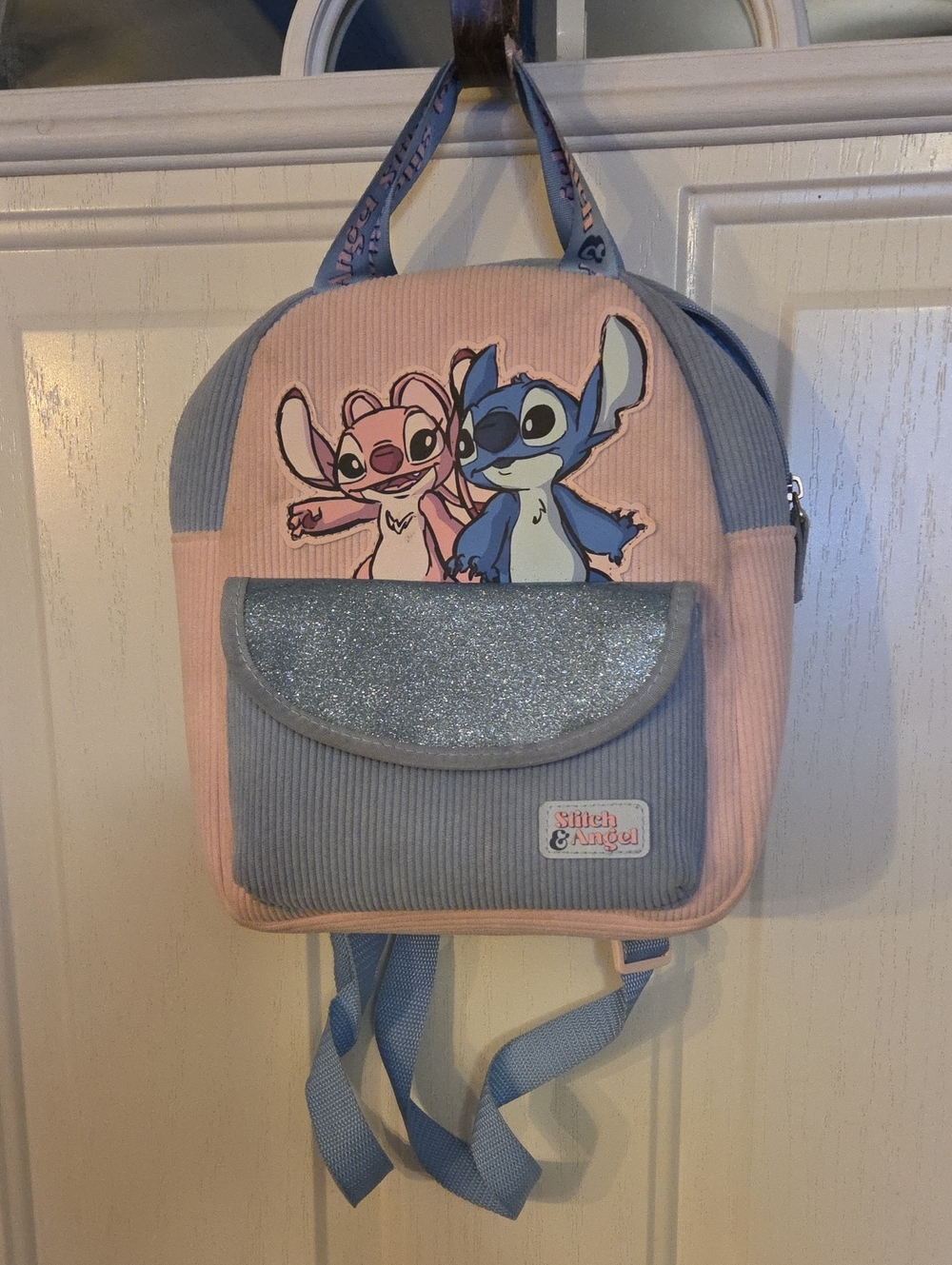 Stitch  Pink and Blue Mini Backpack
